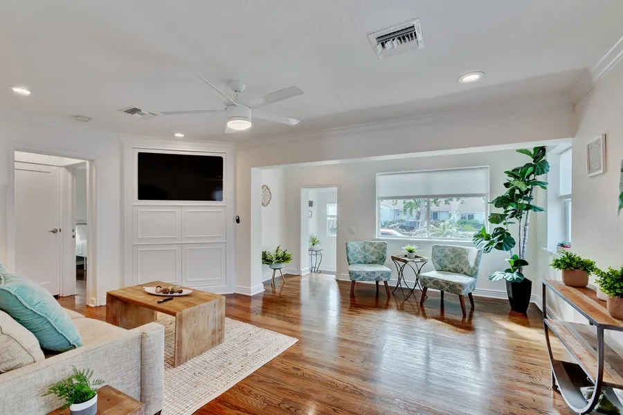 Inside a West Palm BnBs vacation rental