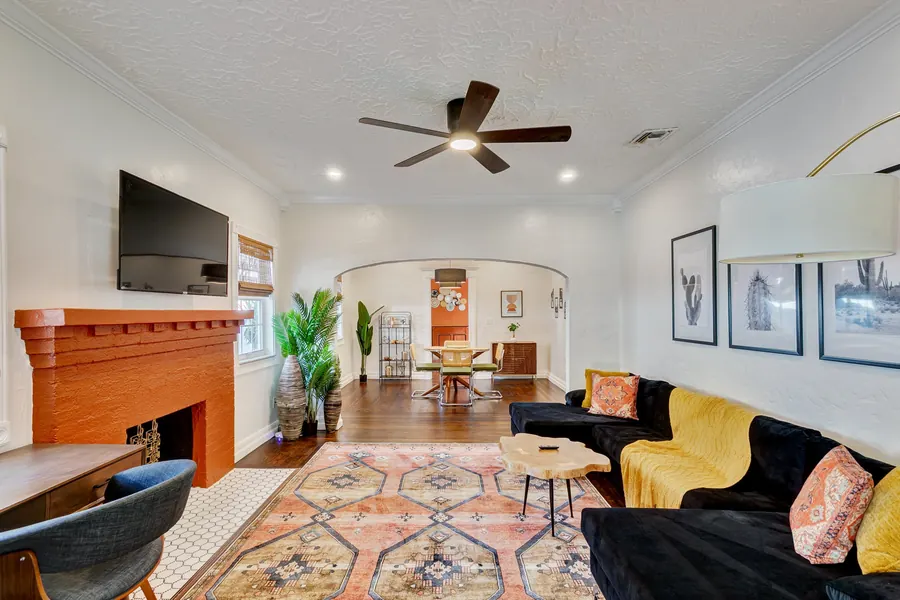 Inside a West Palm BnBs vacation rental